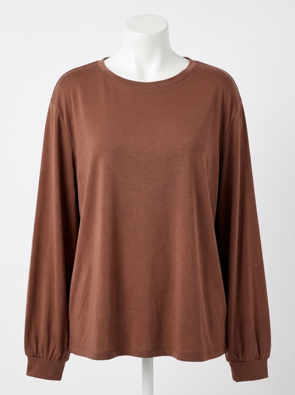 NEW ANOTHER LOVE matilda modal long sleeve tee in sable